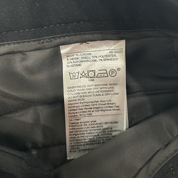 Sailor straight ankle pants with gold buttons - Picture 5 of 6